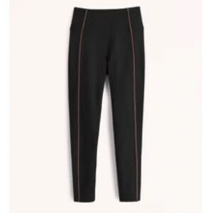 Black Women's Pants with Red Accents